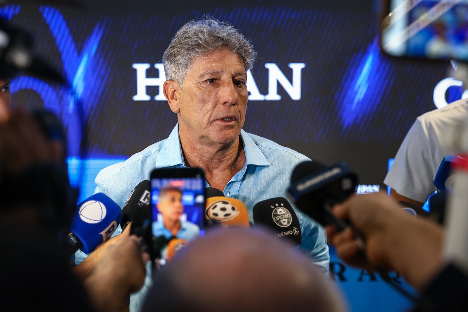 Renato faz apelo à torcida do Grêmio antes de jogo decisivo contra o Coritiba 1 gremiocopero.com